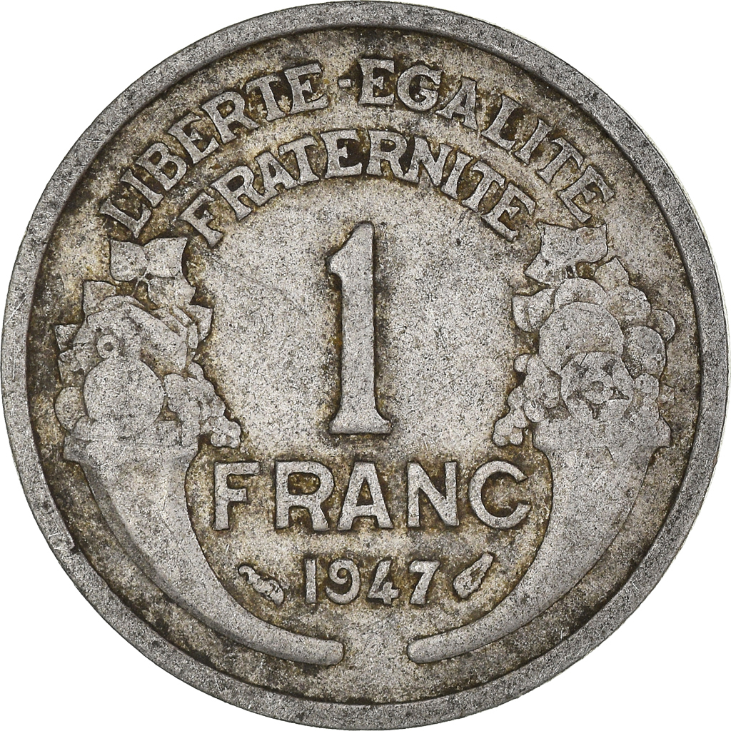 Moneda, Francia, Franc, 1947