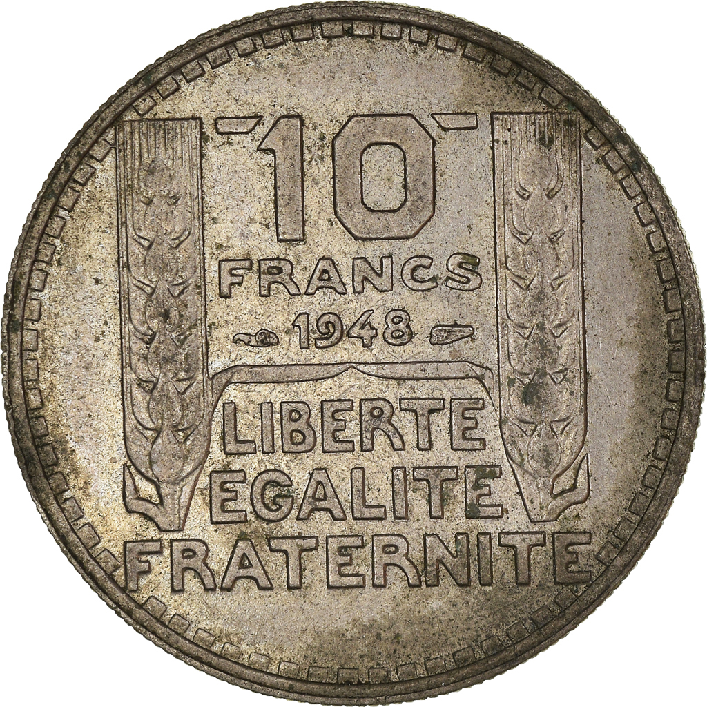 Moneda, Francia, 10 Francs, 1948