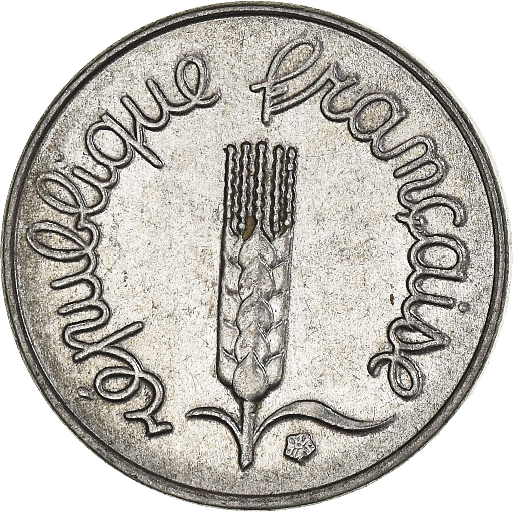 Moneda, Francia, Centime, 1969