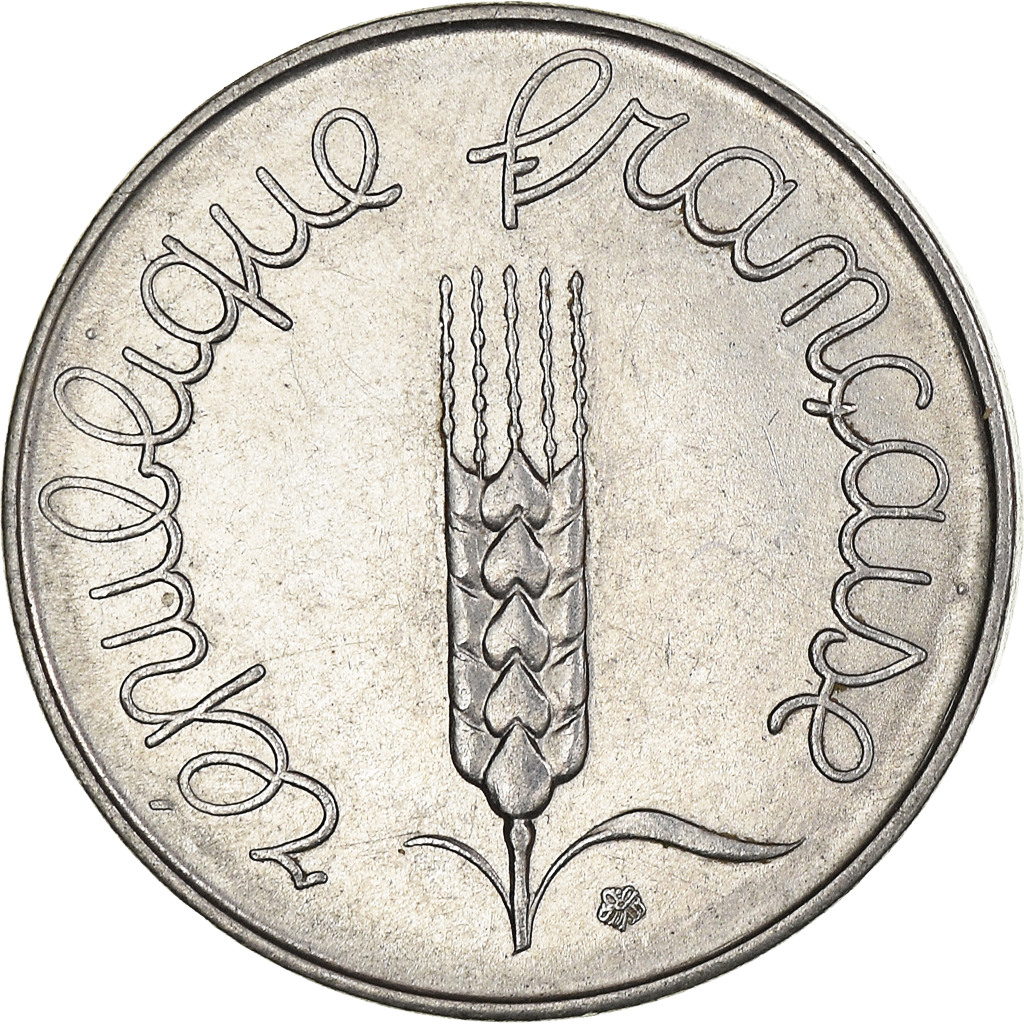 Moneda, Francia, 5 Centimes, 1963