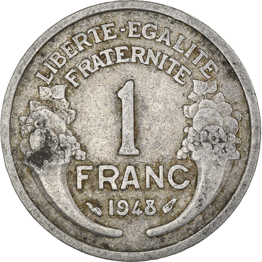 Moneda, Francia, Franc, 1948