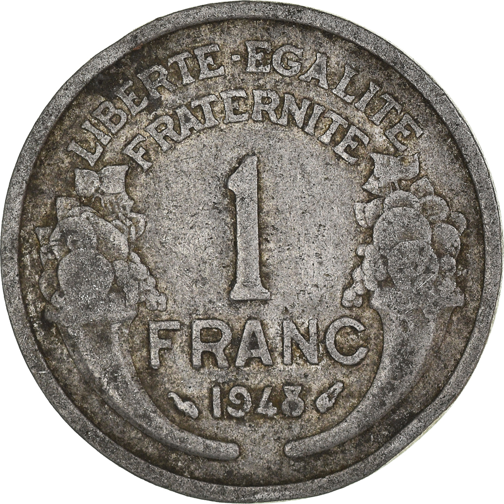 Moneda, Francia, Franc, 1948