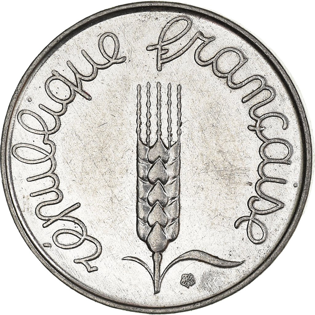 Moneda, Francia, 5 Centimes, 1963