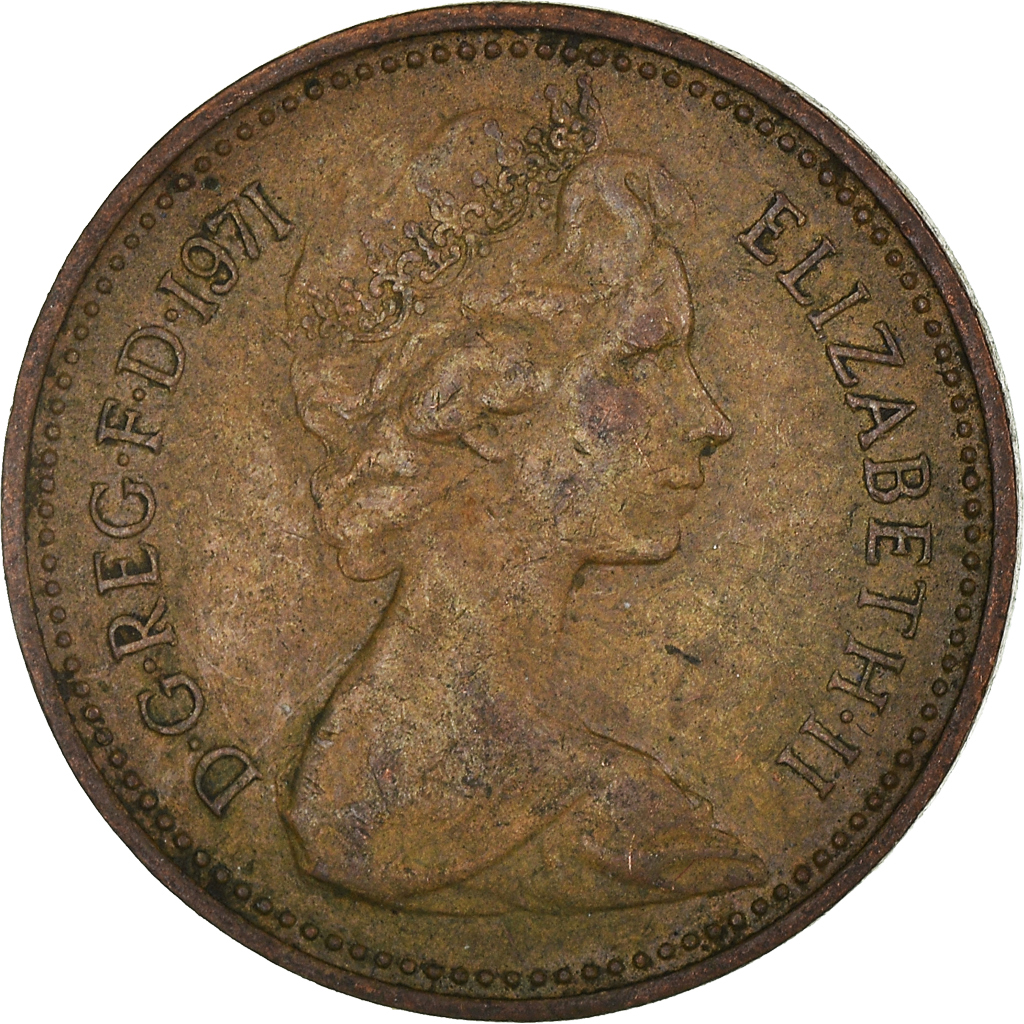 Moneda, Gran Bretaña, New Penny, 1971