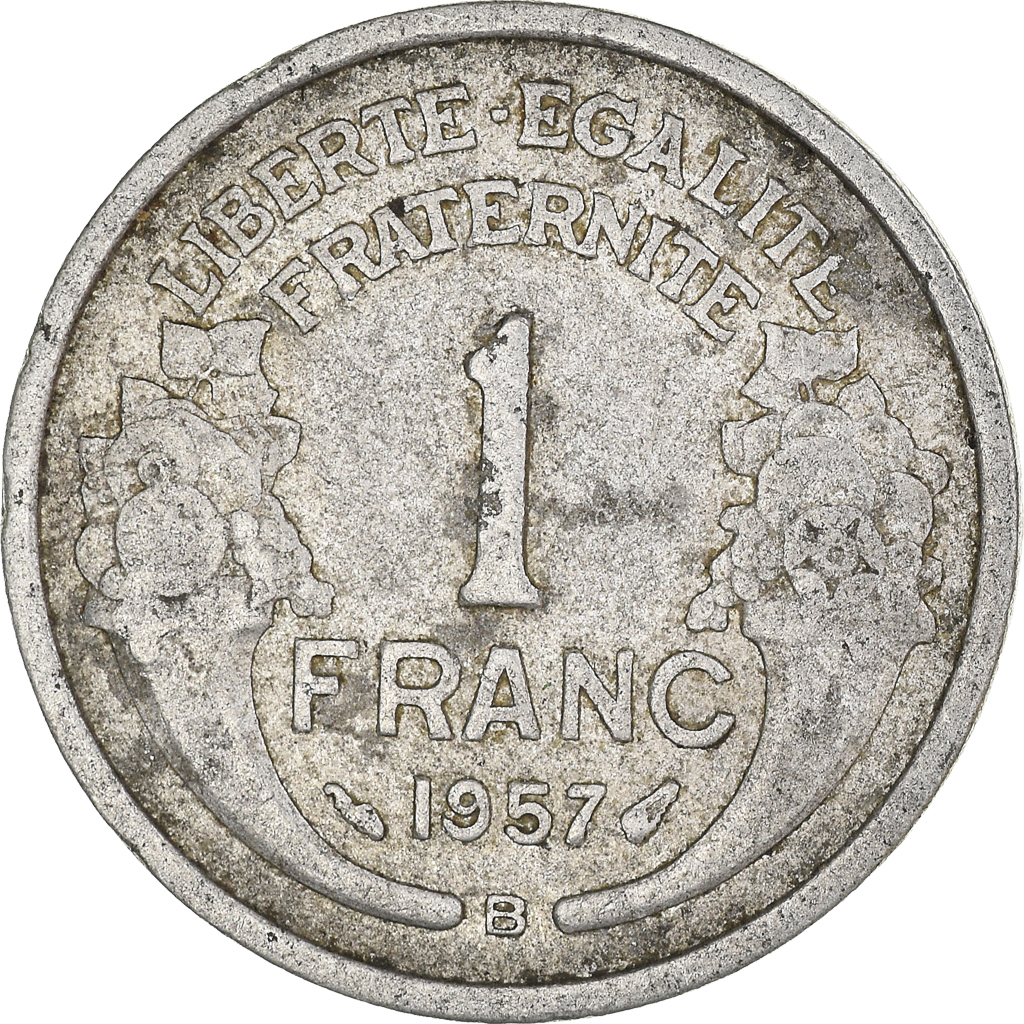 Moneda, Francia, Franc, 1957
