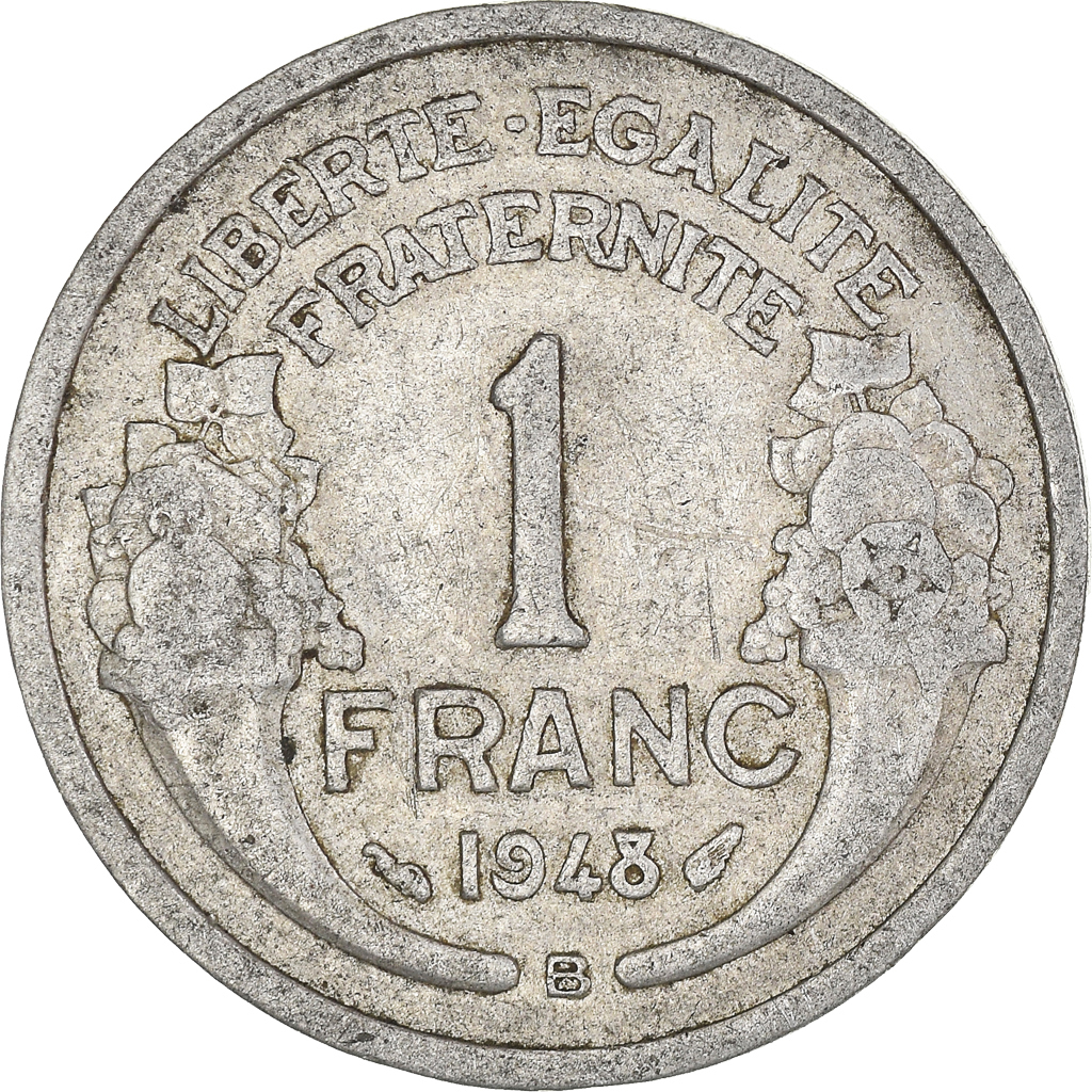 Moneda, Francia, Franc, 1948