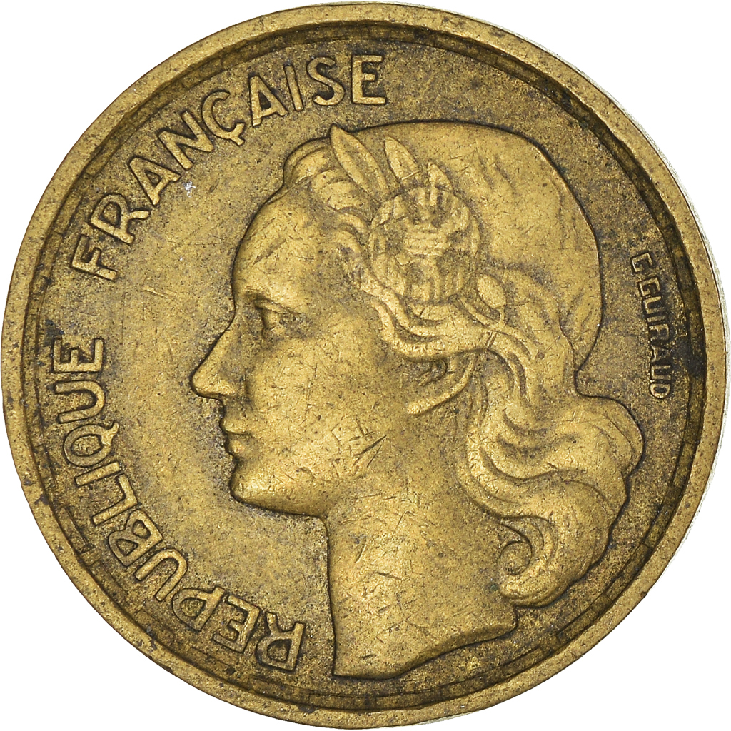 Moneda, Francia, 10 Francs, 1952