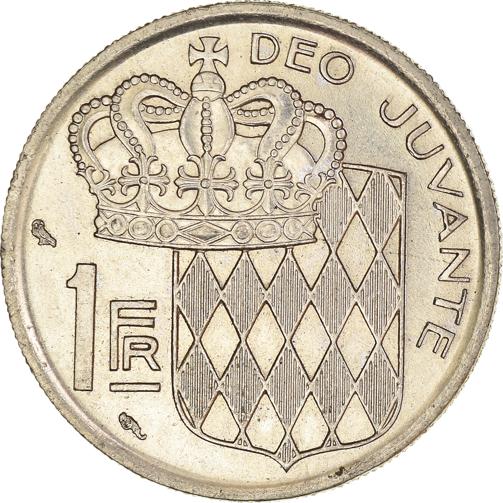 Moneda, Mónaco, Franc, 1968