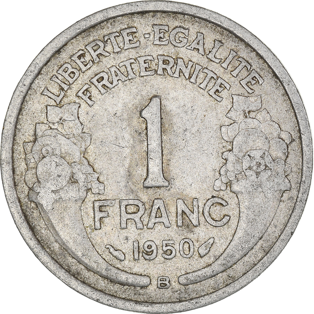 Moneda, Francia, Franc, 1950