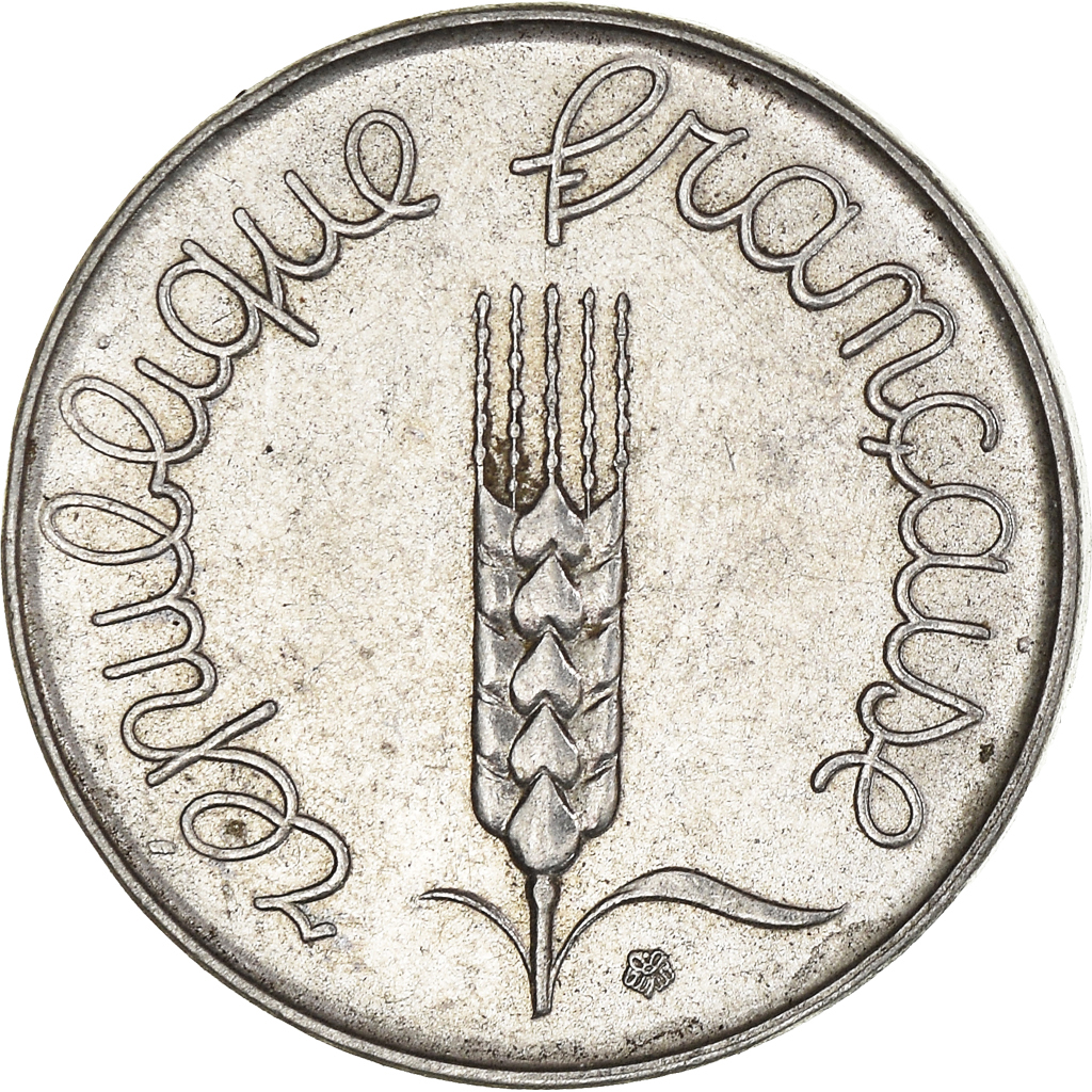 Moneda, Francia, 5 Centimes, 1963