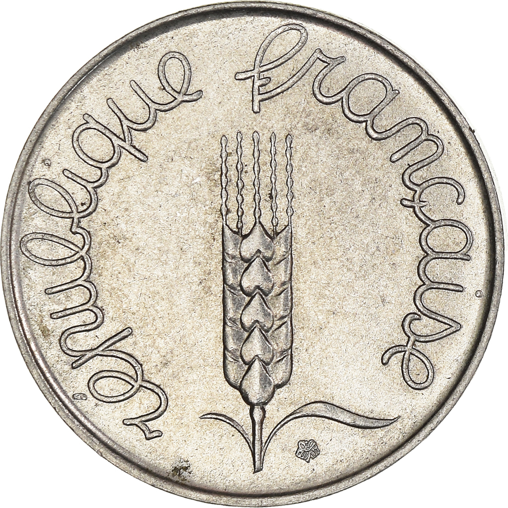 Moneda, Francia, 5 Centimes, 1963
