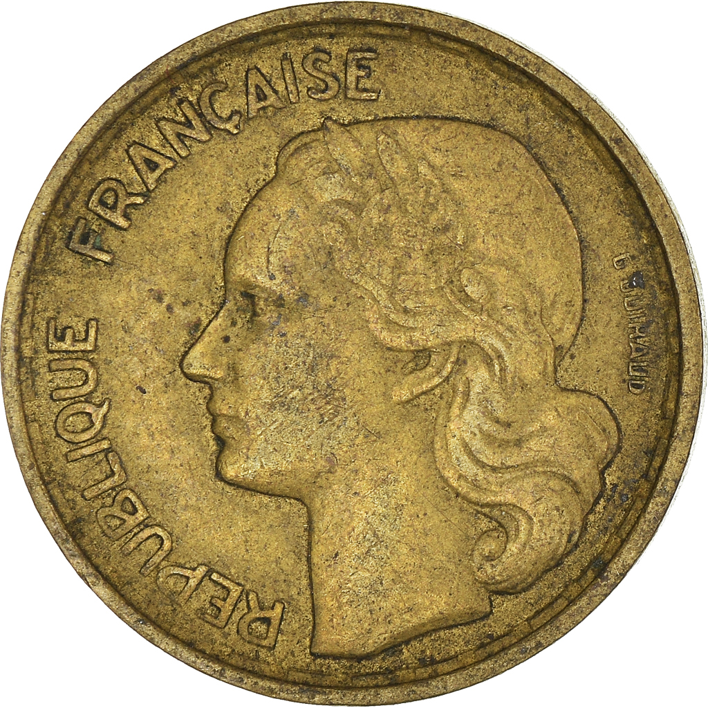 Moneda, Francia, 10 Francs, 1958