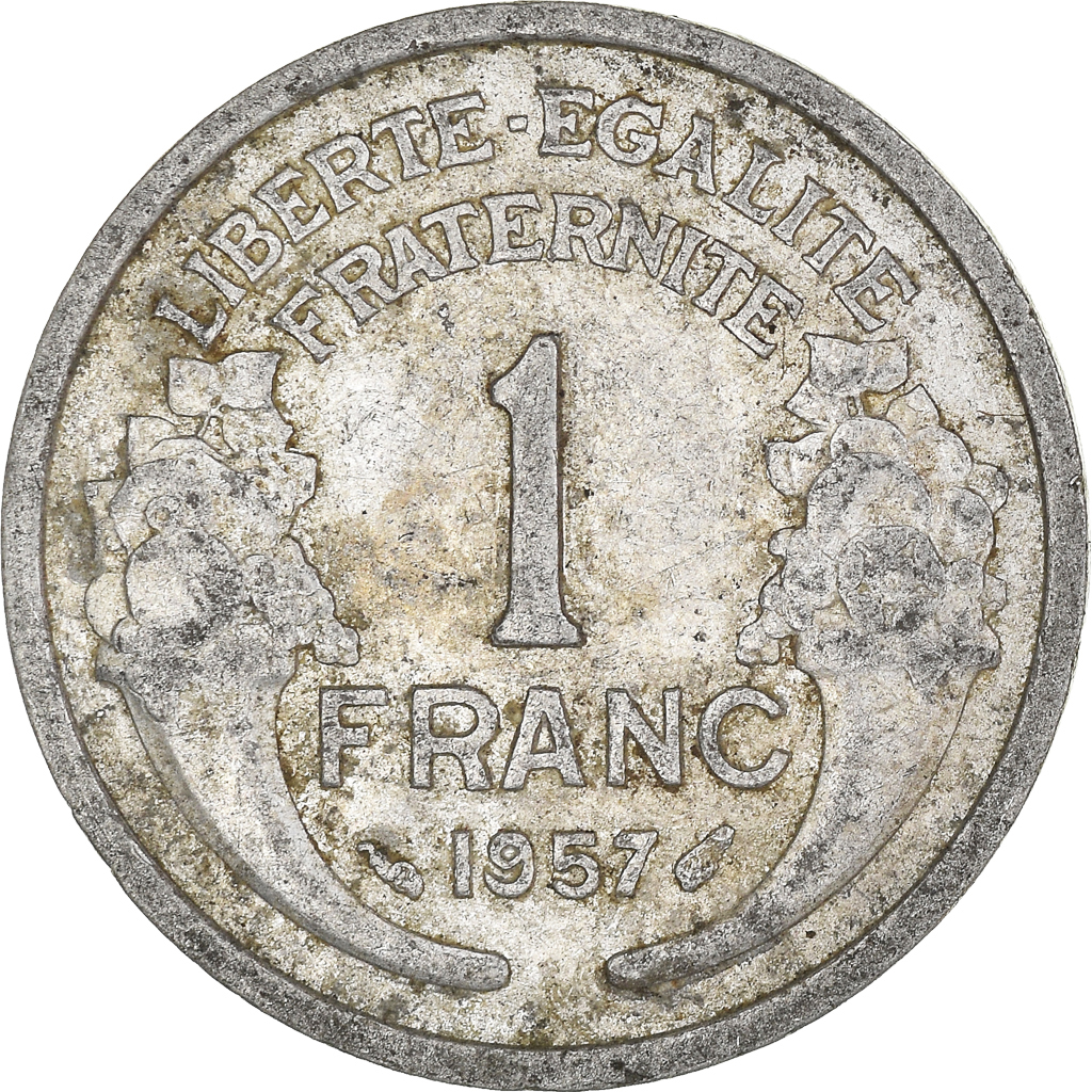 Moneda, Francia, Franc, 1957