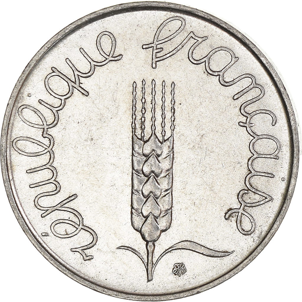 Moneda, Francia, 5 Centimes, 1963