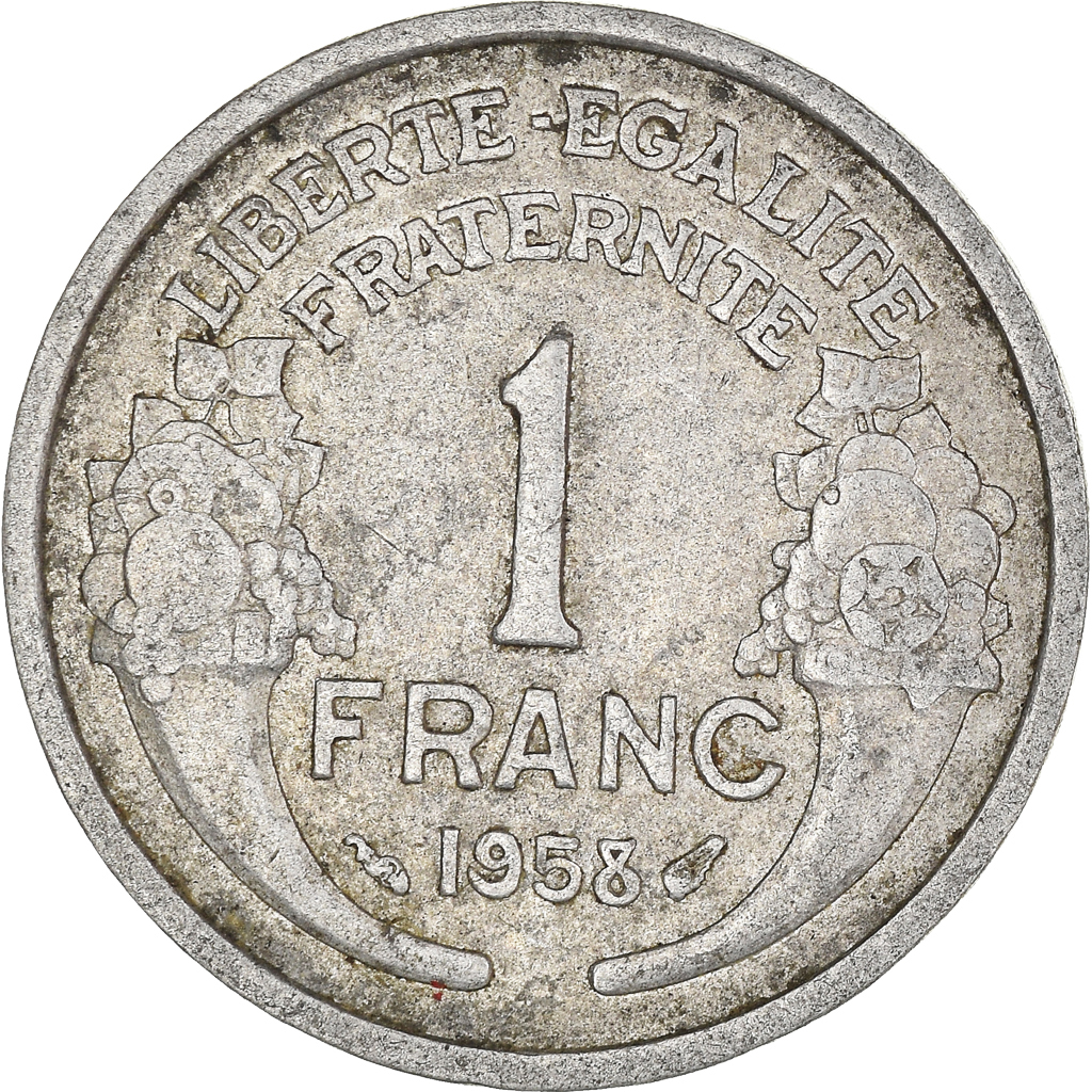 Moneda, Francia, Franc, 1958