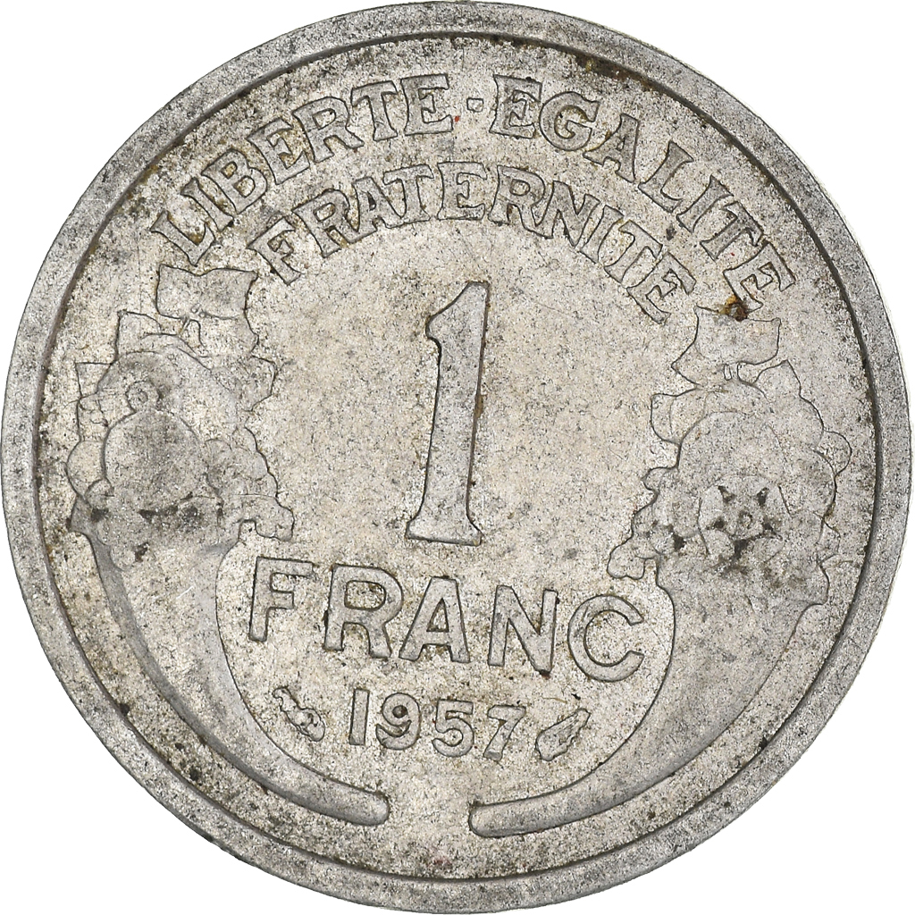 Moneda, Francia, Franc, 1957