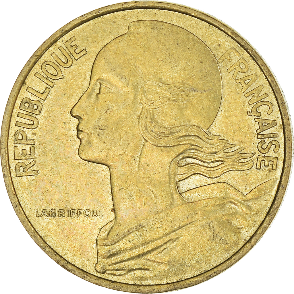 Moneda, Francia, 10 Centimes, 1979