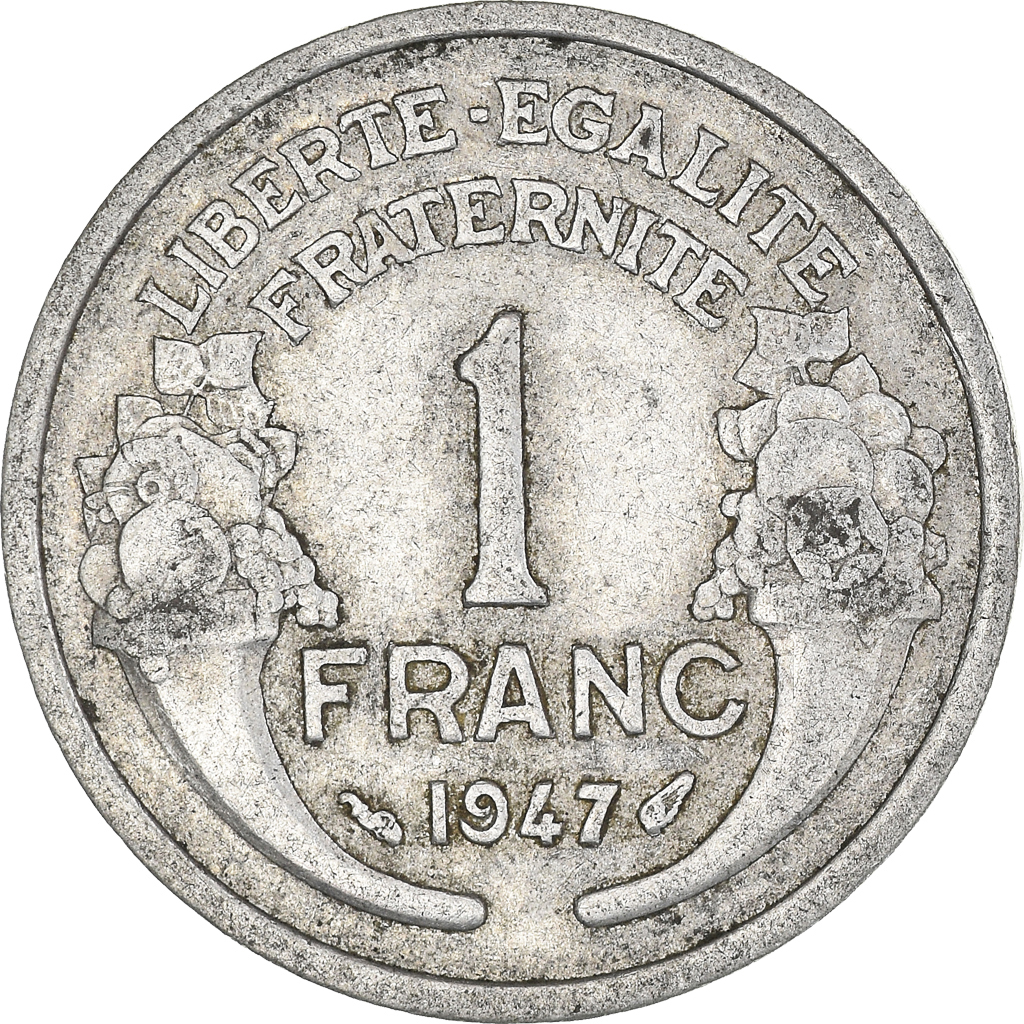 Moneda, Francia, Franc, 1947