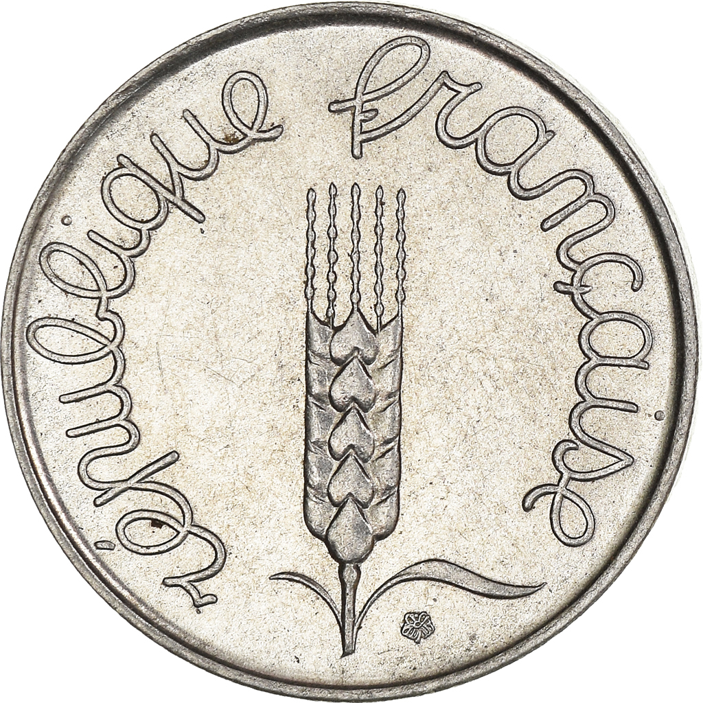 Moneda, Francia, 5 Centimes, 1963