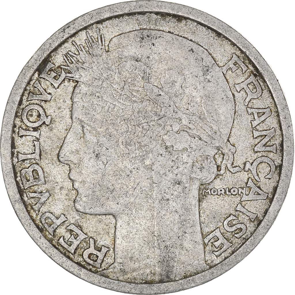 Moneda, Francia, 2 Francs, 1949