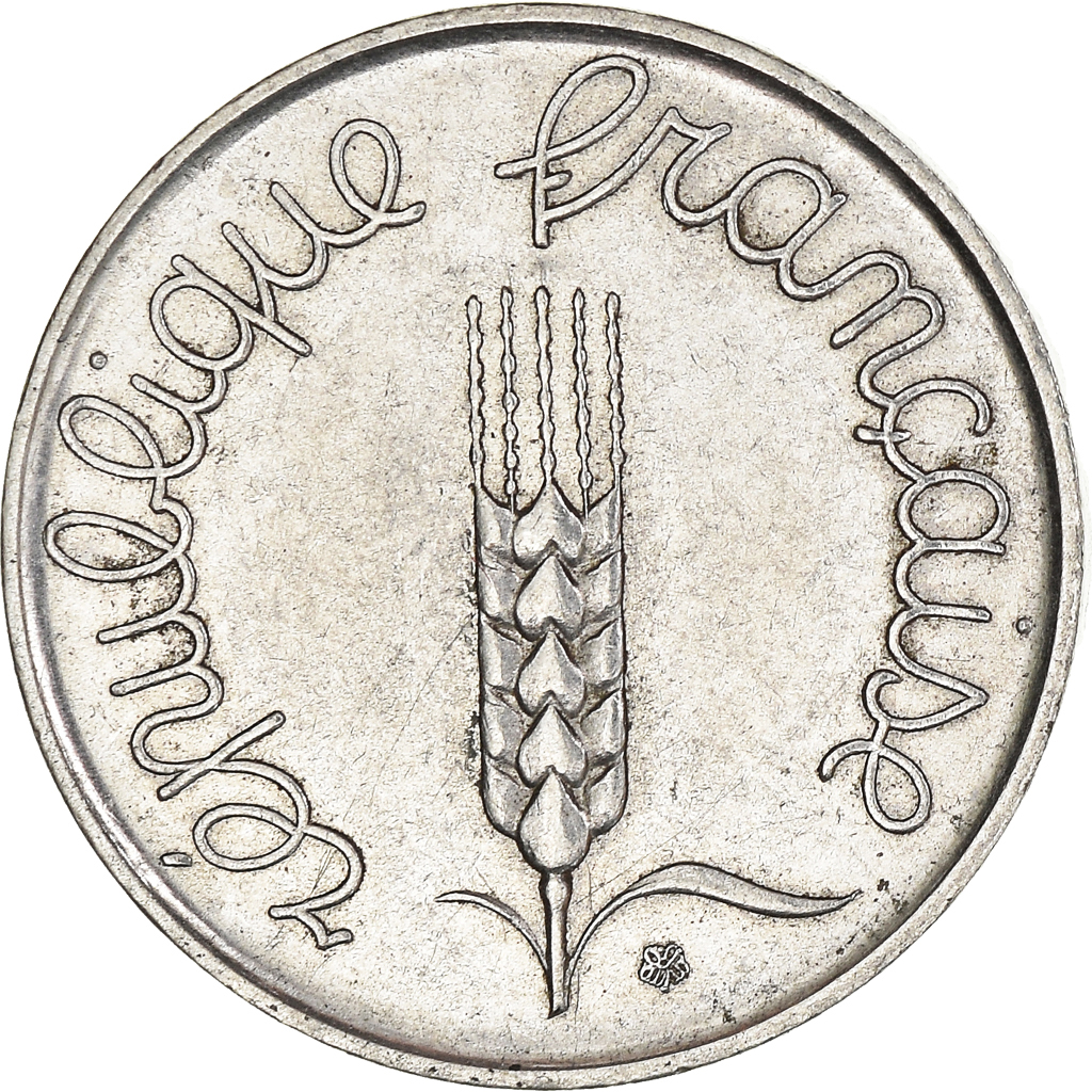 Moneda, Francia, 5 Centimes, 1962