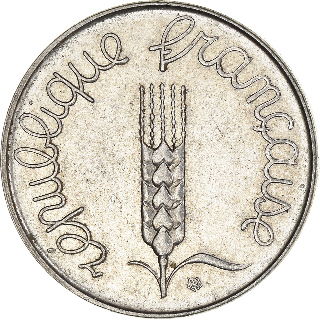 Moneda, Francia, 5 Centimes, 1962