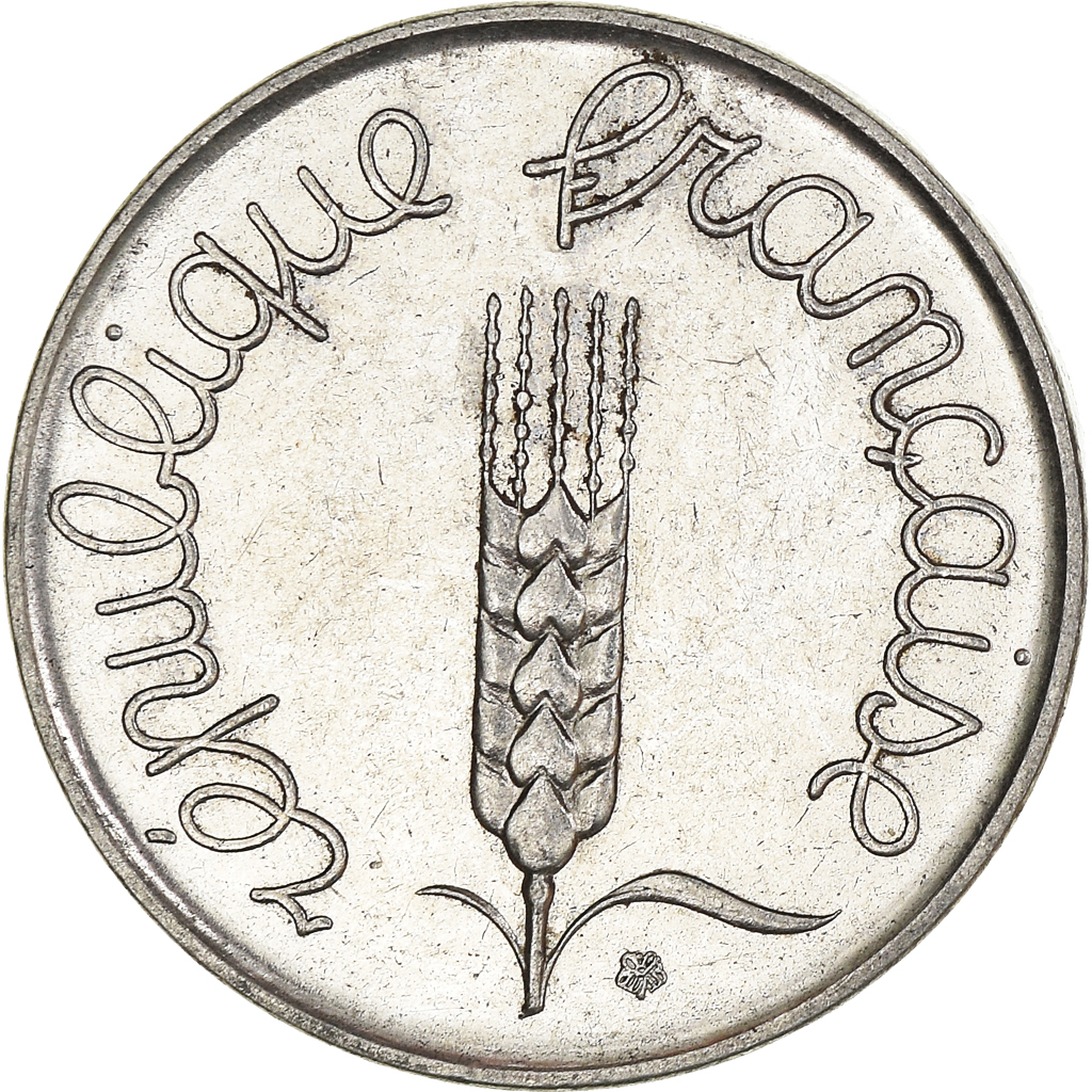 Moneda, Francia, 5 Centimes, 1962