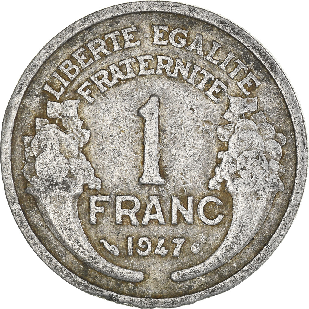 Moneda, Francia, Franc, 1947