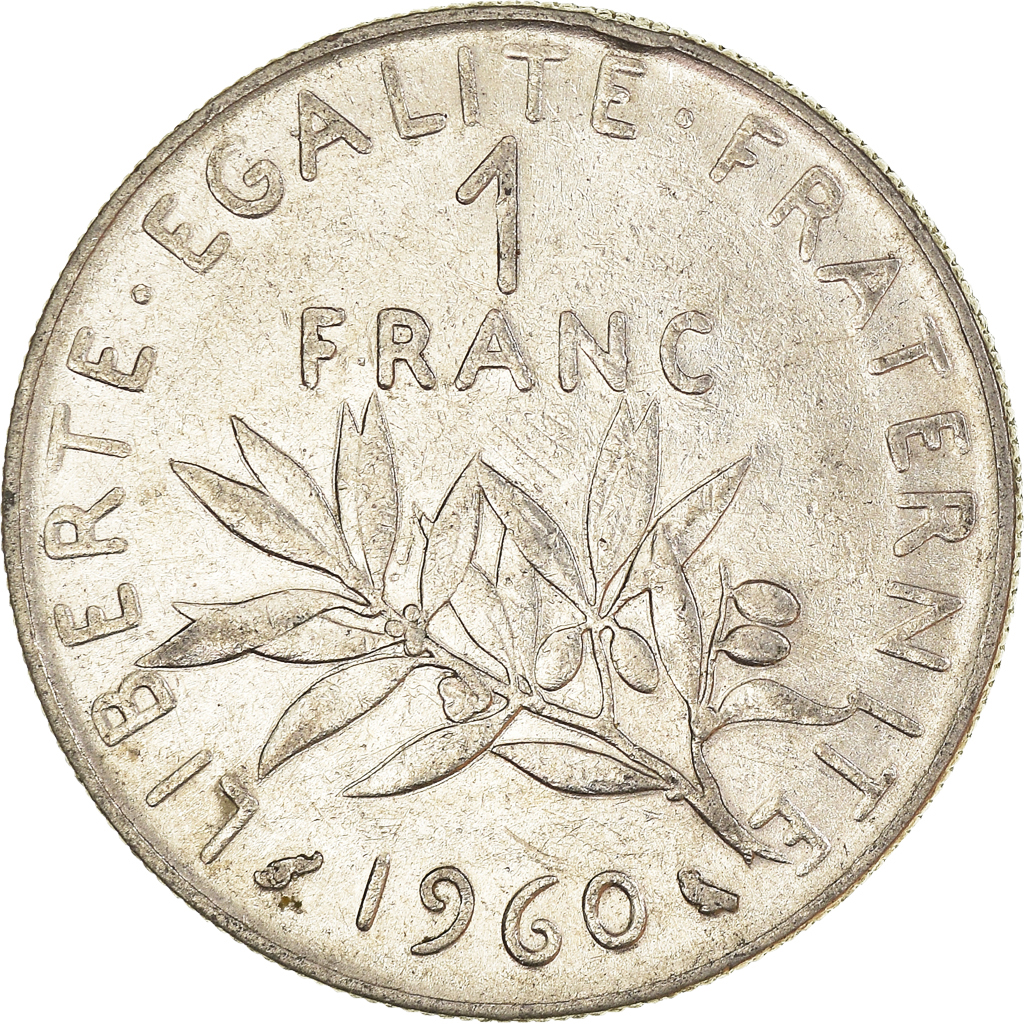 Moneda, Francia, Franc, 1960