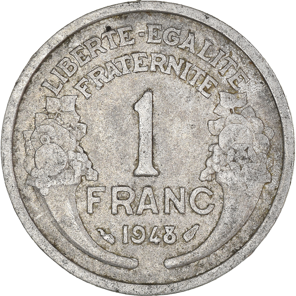 Moneda, Francia, Franc, 1948