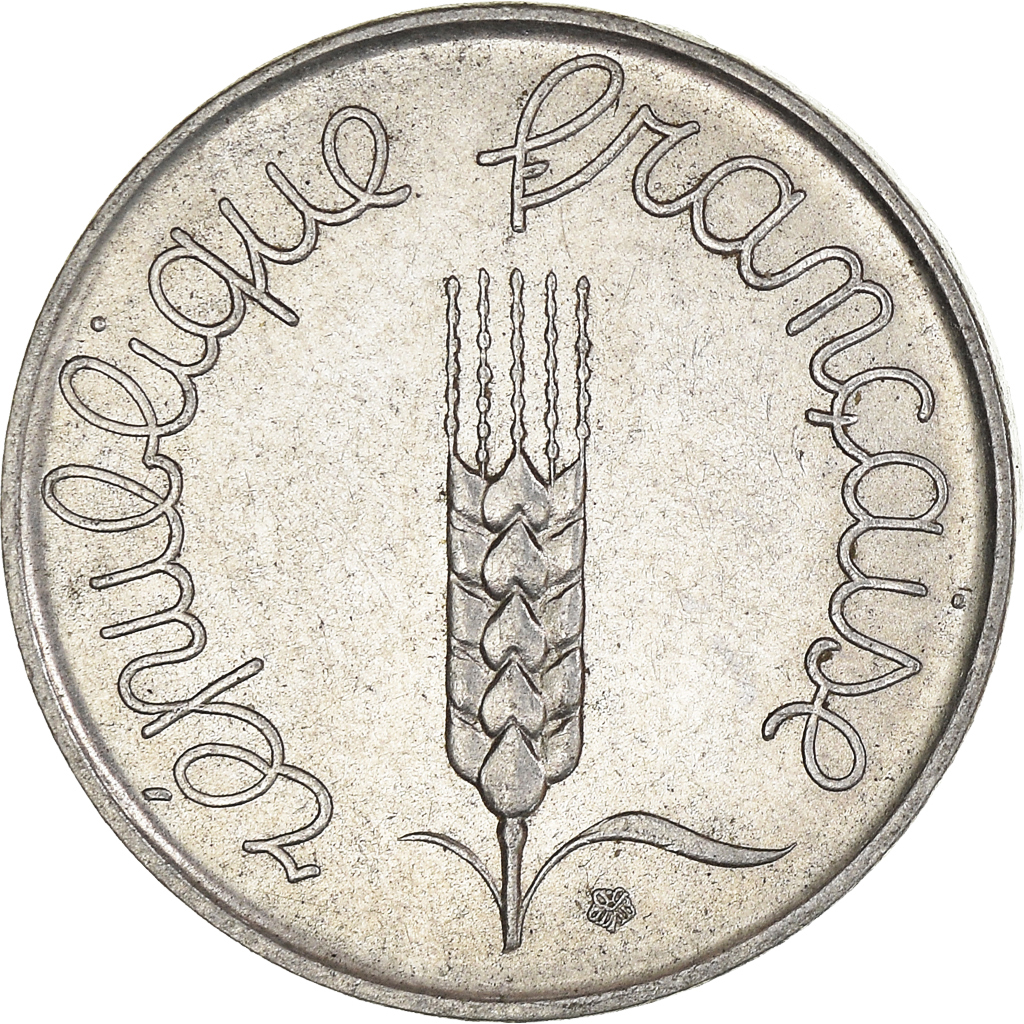 Moneda, Francia, 5 Centimes, 1962