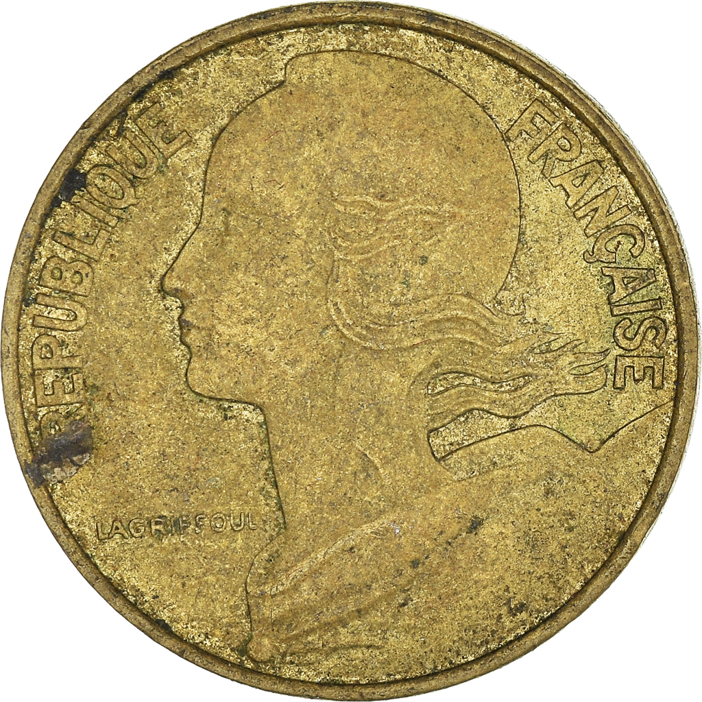 Moneda, Francia, 10 Centimes, 1989