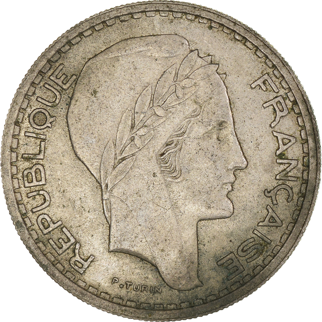 Moneda, Francia, 10 Francs, 1949