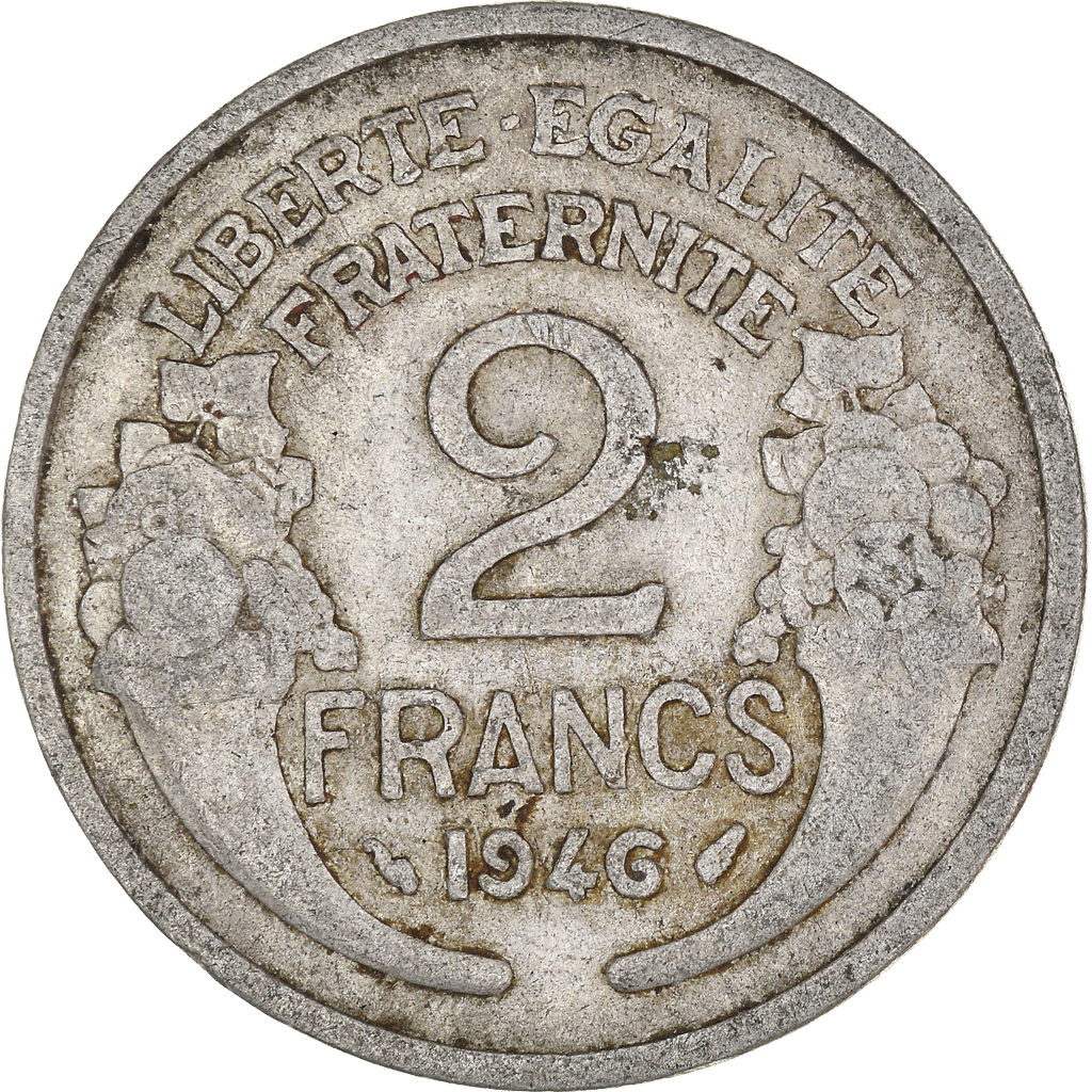 Moneda, Francia, 2 Francs