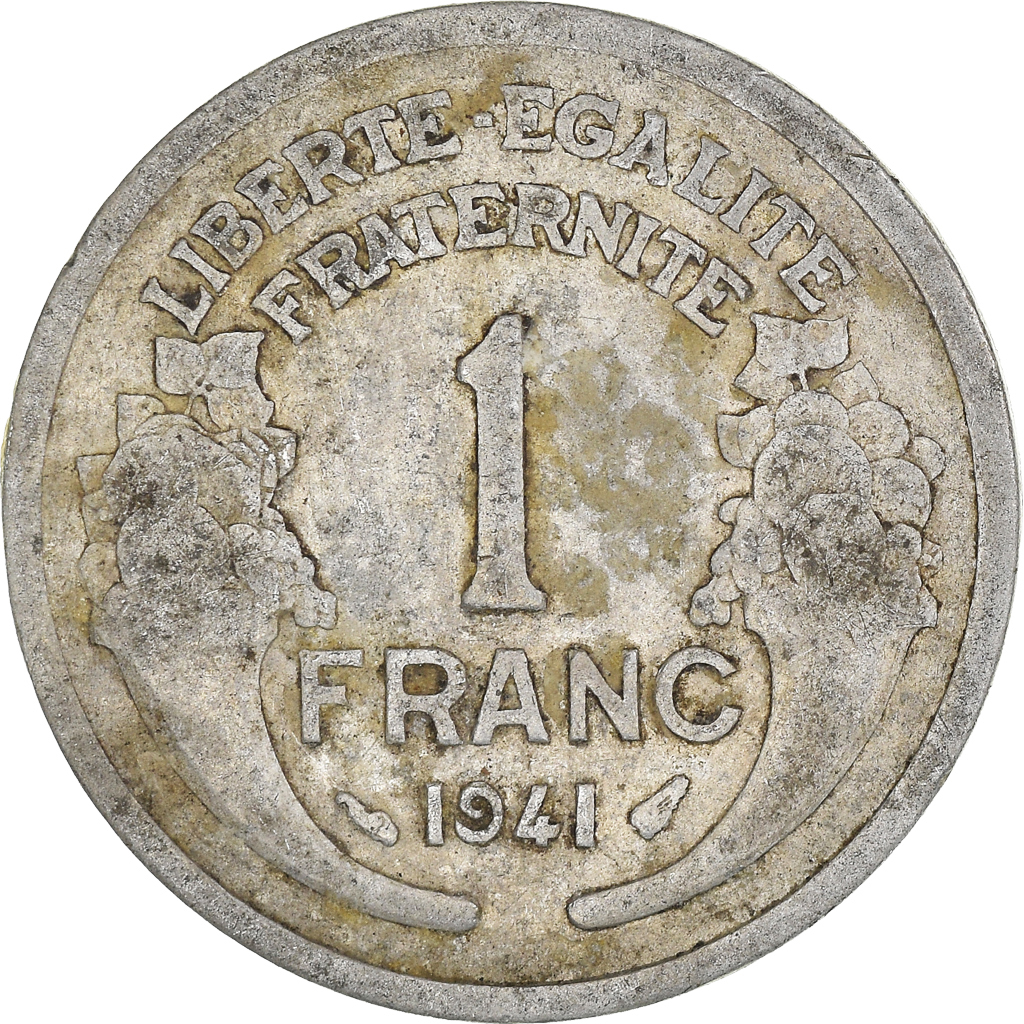 Moneda, Francia, Franc, 1941