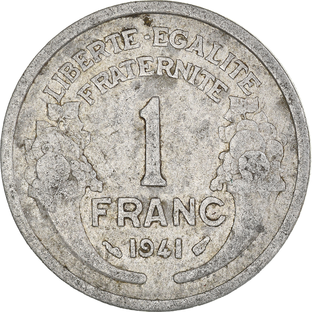 Moneda, Francia, Franc, 1941