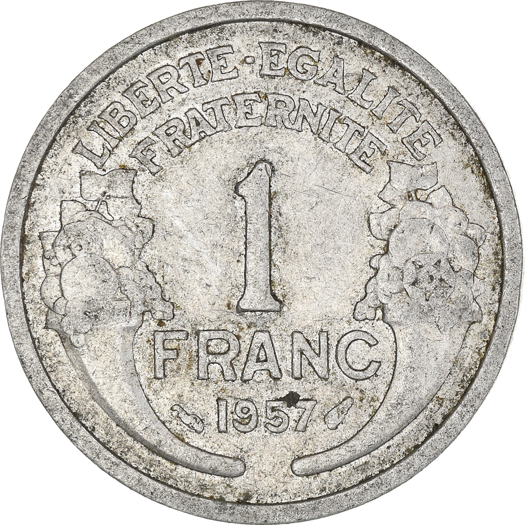 Moneda, Francia, Franc, 1957