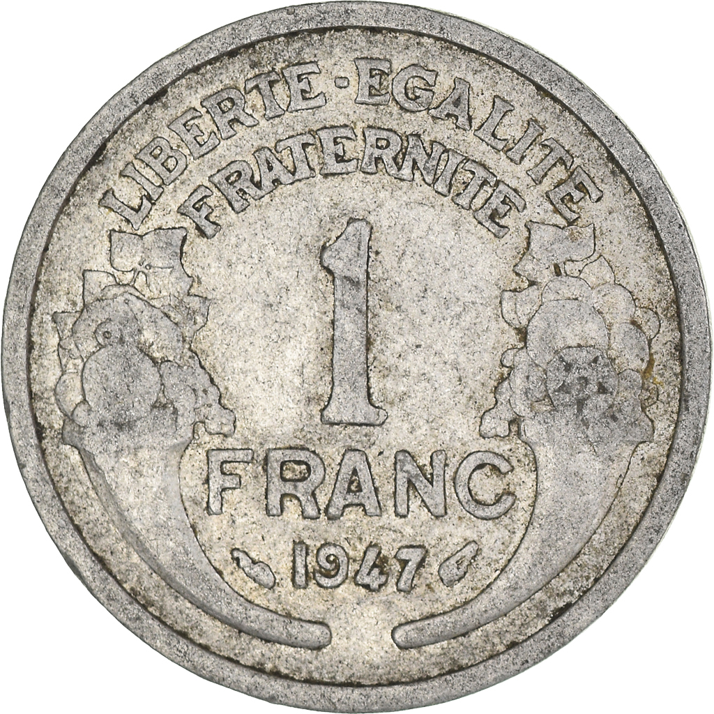 Moneda, Francia, Franc, 1947
