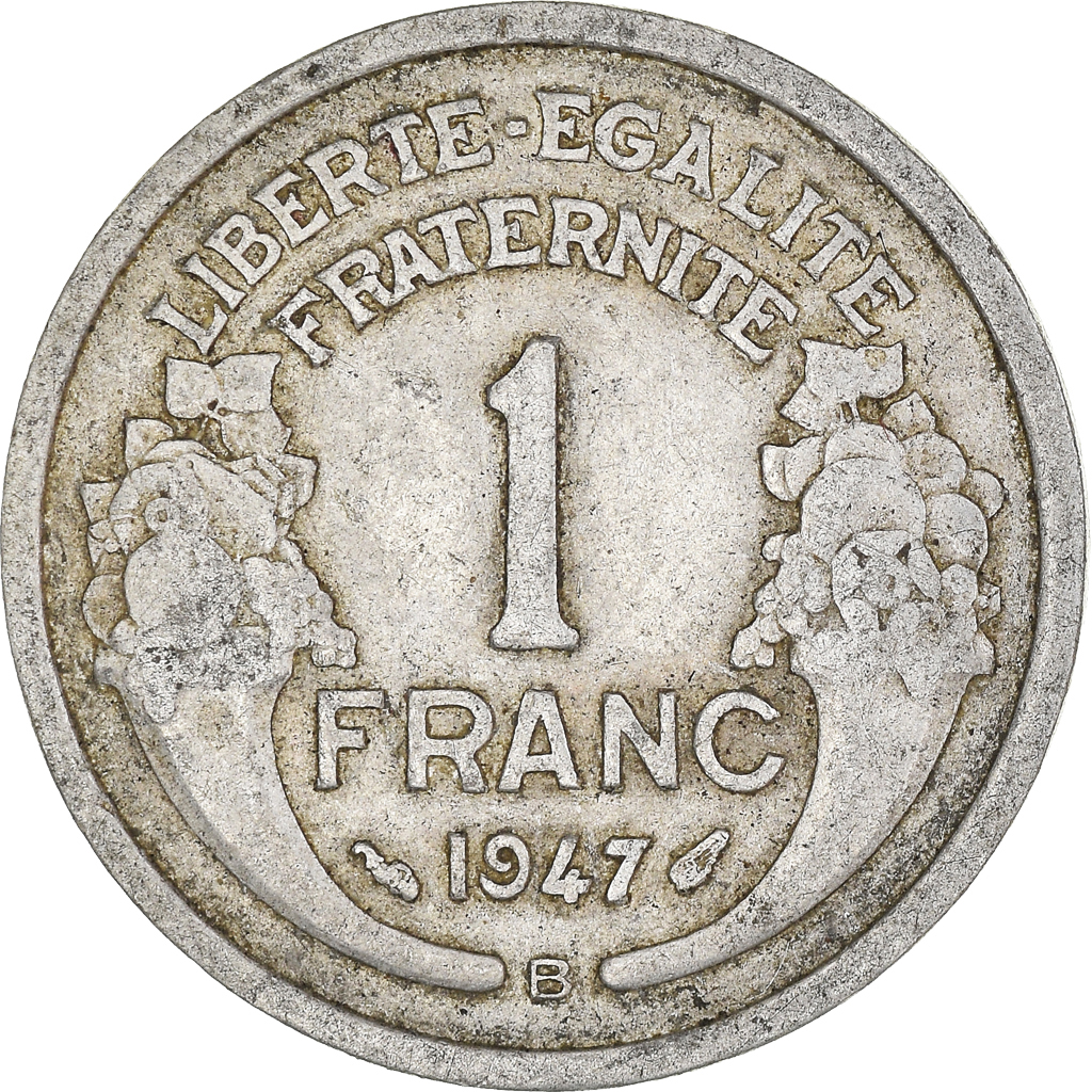 Moneda, Francia, Franc, 1947
