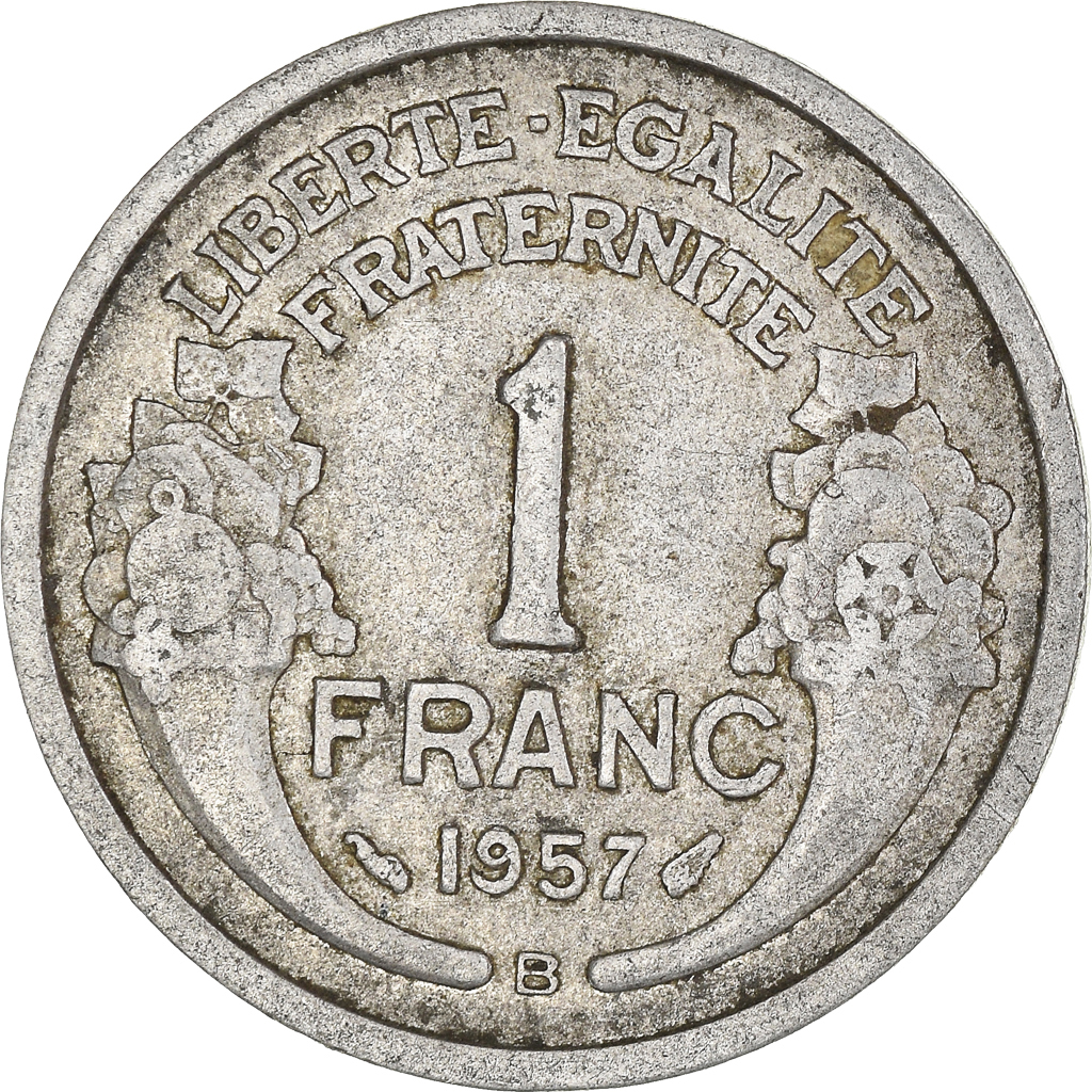 Moneda, Francia, Franc, 1957