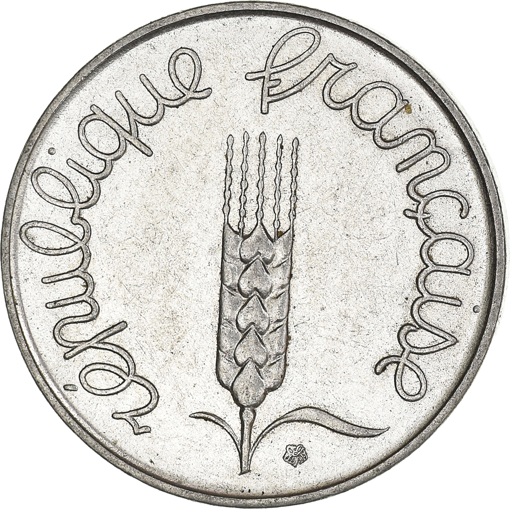 Moneda, Francia, 5 Centimes, 1963