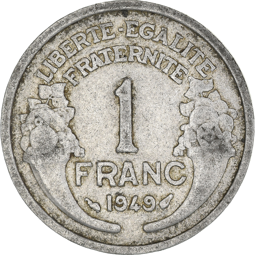 Moneda, Francia, Franc, 1949