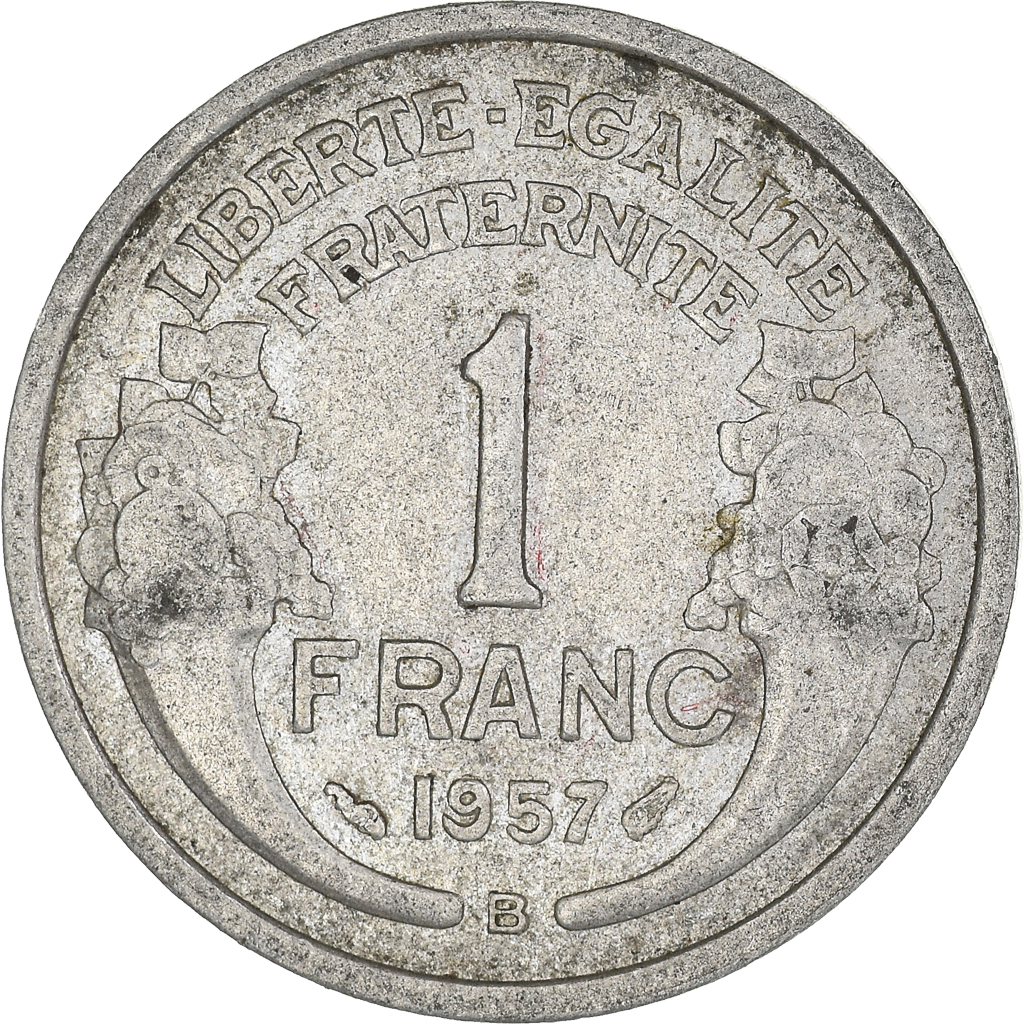 Moneda, Francia, Franc, 1957