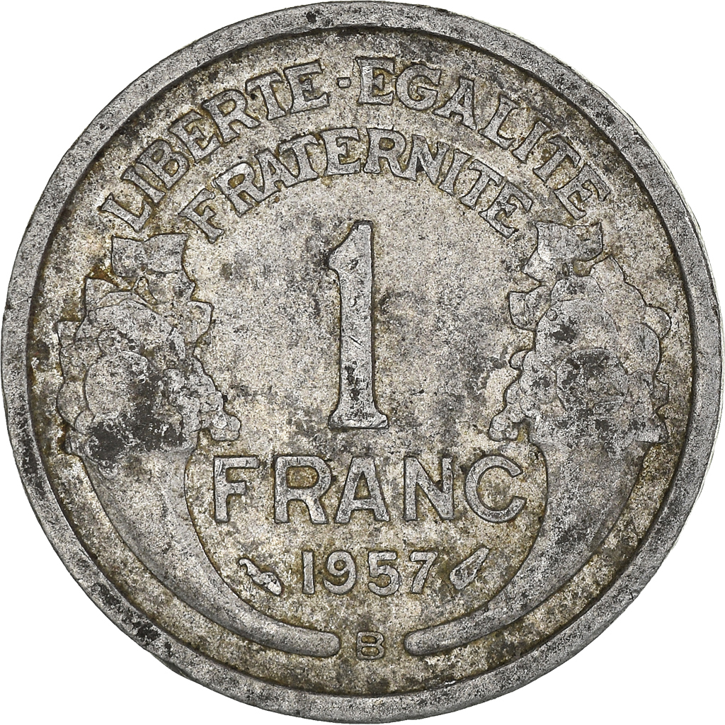 Moneda, Francia, Franc, 1957