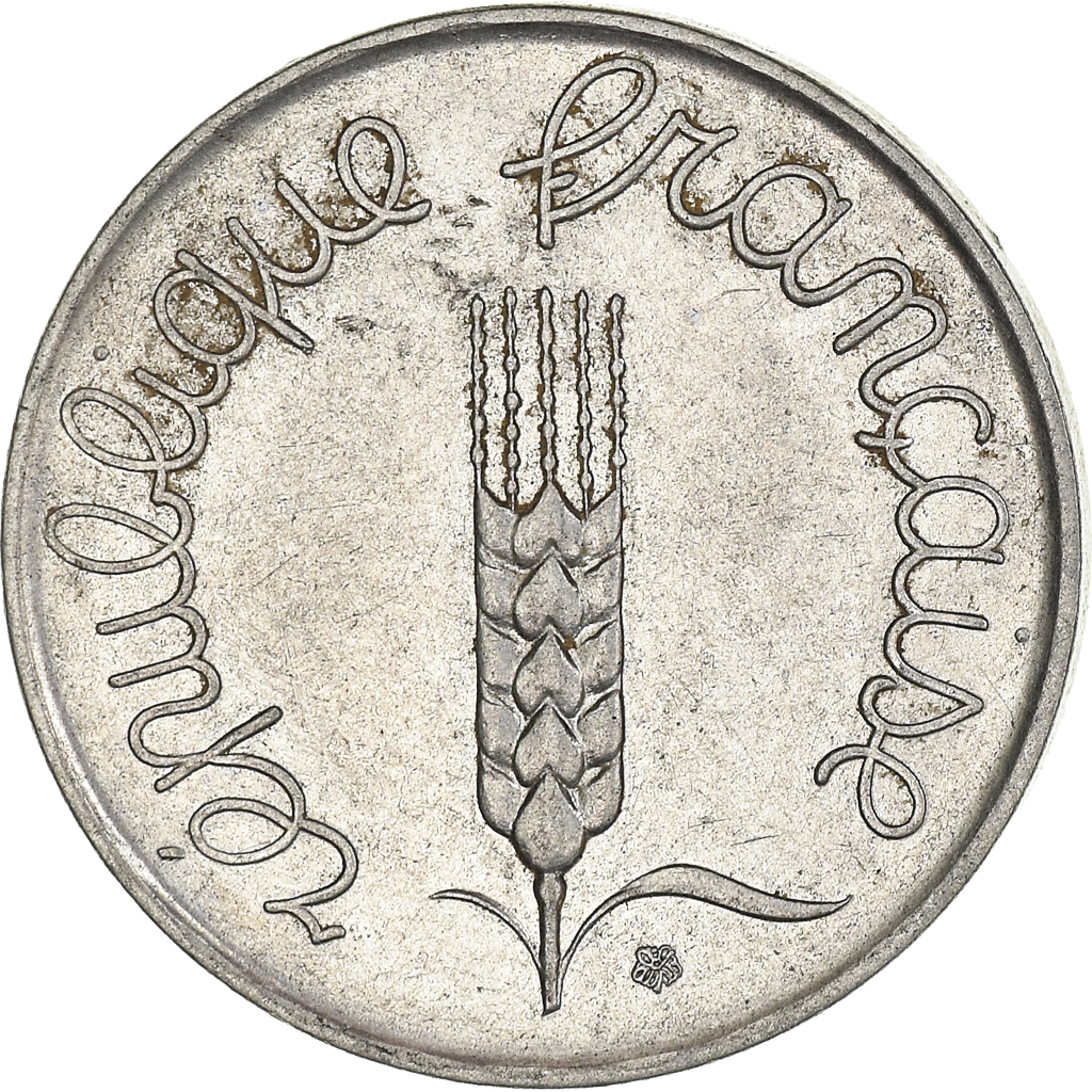 Moneda, Francia, 5 Centimes, 1961
