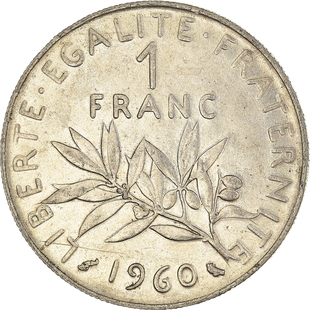 Moneda, Francia, Franc, 1960