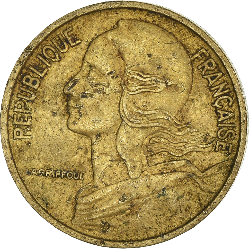 Moneda, Francia, 5 Centimes, 1966