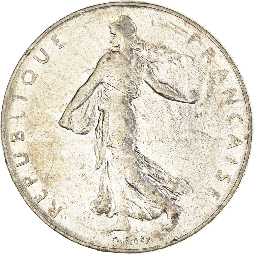 Moneda, Francia, Franc, 1976