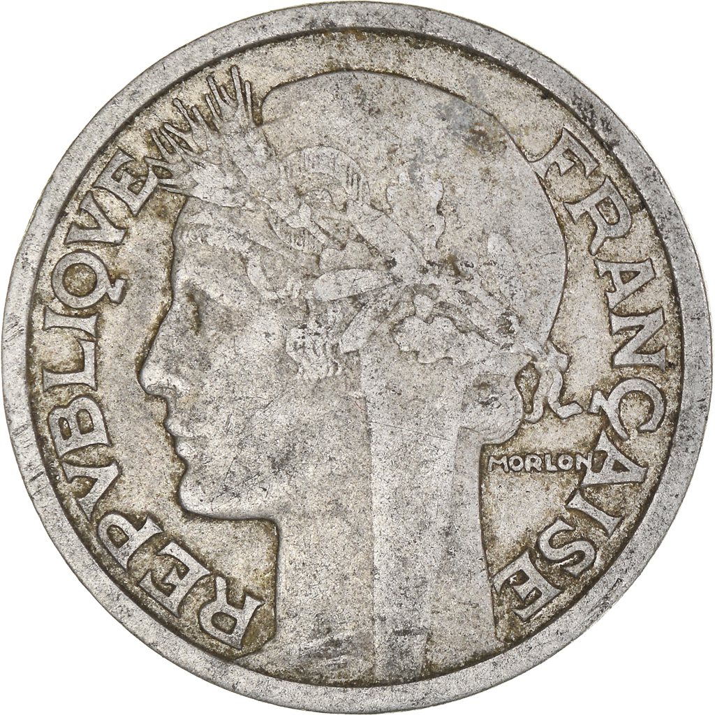 Moneda, Francia, 2 Francs, 1950