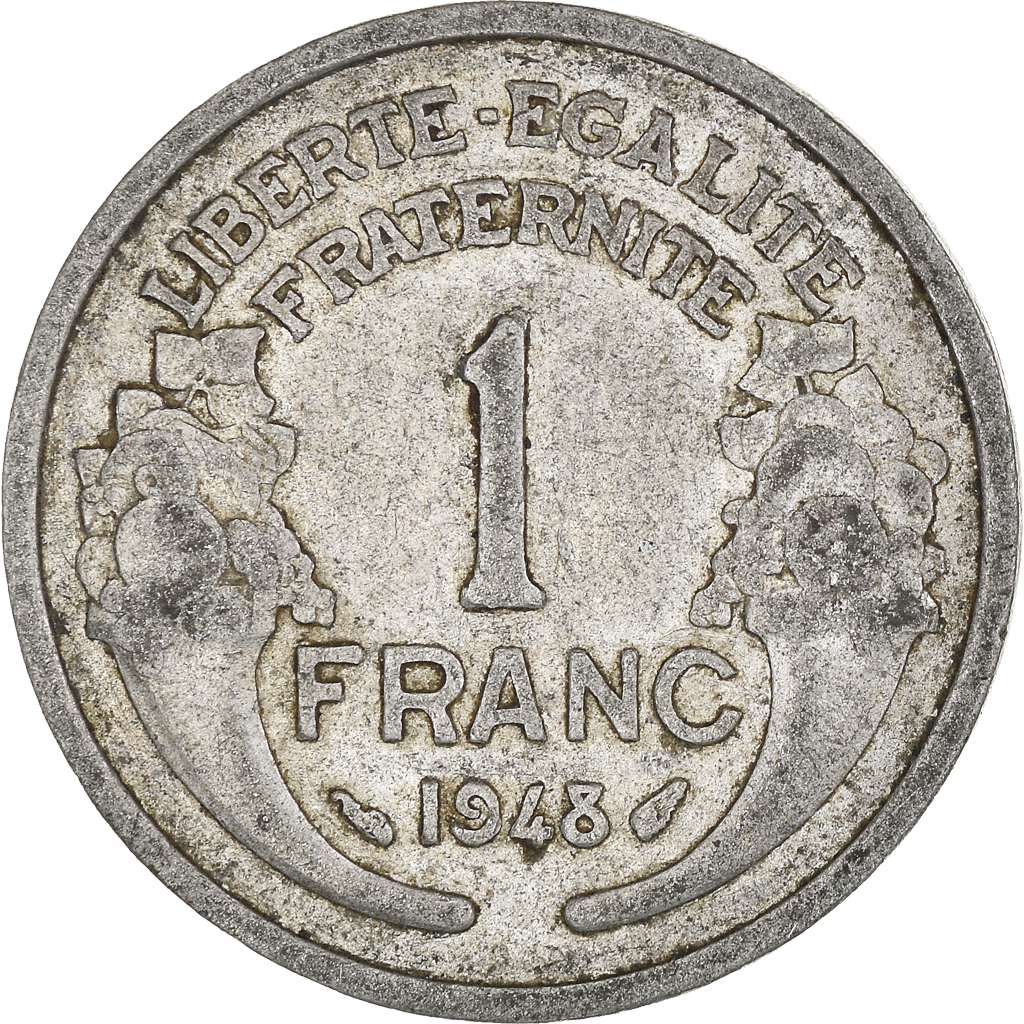 Moneda, Francia, Franc, 1948